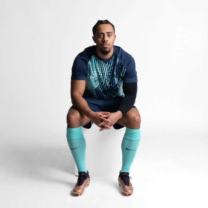 Nike Dri-Fit Precision VI Jersey Midnight Navy-Hyper Turq-White